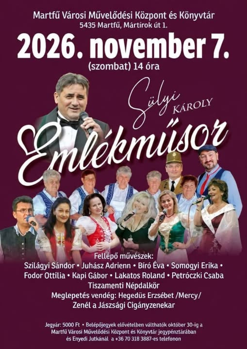 Sülyi Károly emlékműsor
